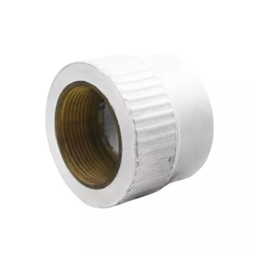 APL Apollo PPR-C Female Threaded Adapter Brass 40 mm x 1¼ inch PN25 White, PPRMB041740MM1U (Pack of 60 Pcs)