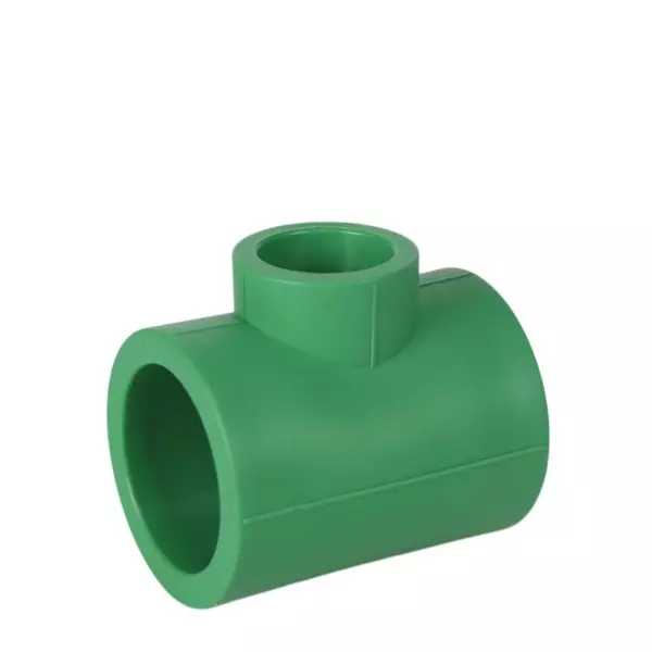 KPT PPR Reducing Tee PN 10 Fabricated SDR11 Size 355x110 mm Green, KPT RT-0316