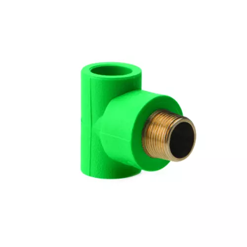 Prince 32 X 32  mm PPR Male Threaded Tee Greenfit Series Thread Size 1 inch
