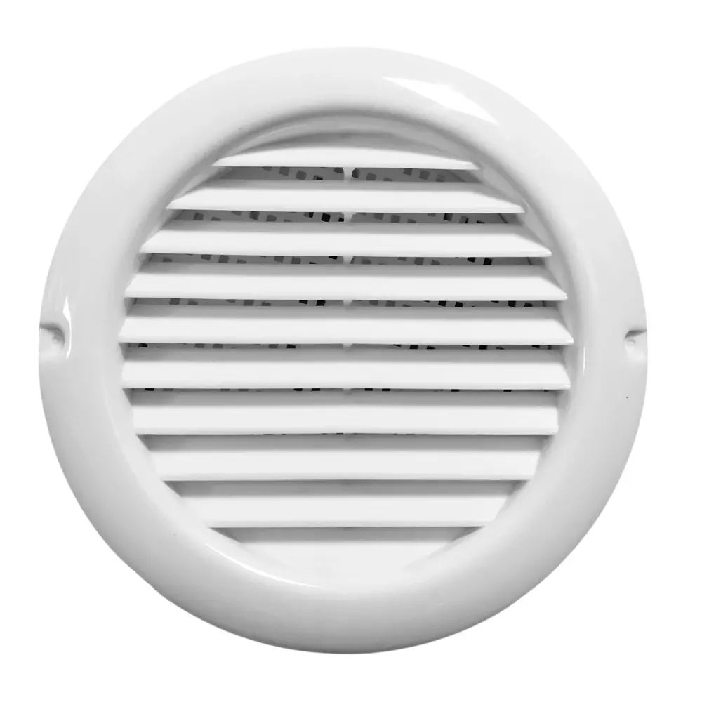 Ardnib Chimney Pipe Vent Cover Cowl Round Shape White 6 Inch (152 mm) Diameter for Chimney, ARD-ROUND LOUVER WHT 6 INCH
