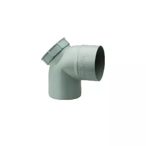 Prince Ultrafit Royal 110 mm UPVC Solvent Joint Bend with Door, IM103465