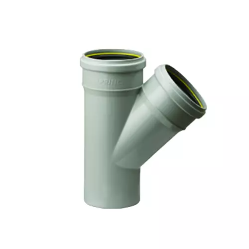 Prince Ultrafit 90 mm UPVC Rubber Ring Joint Single Y, IM103424