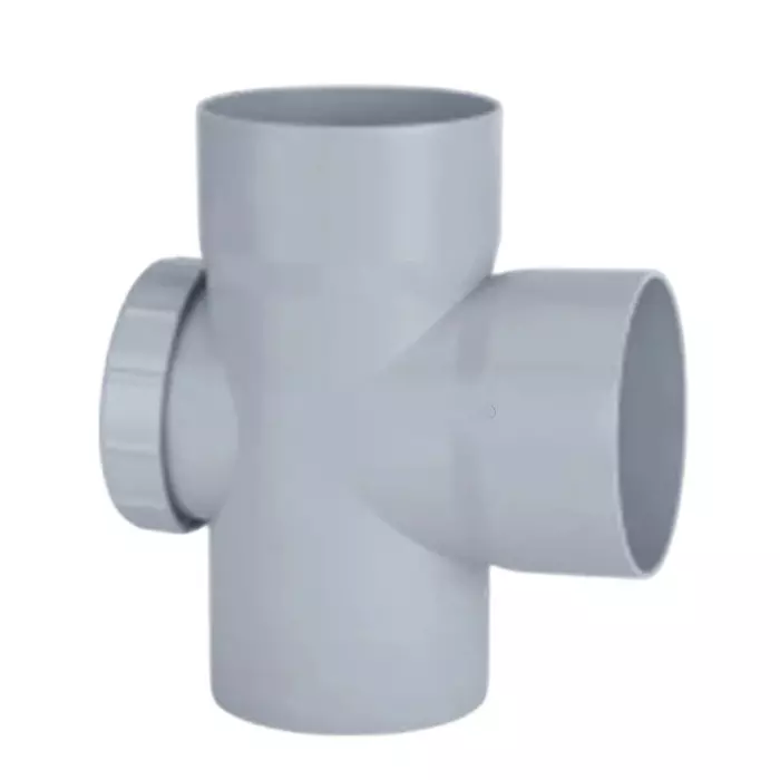 MIRAJ SWR Door Tee Self Fit 110 mm Grey, FSM000000171 (Pack Of 20)