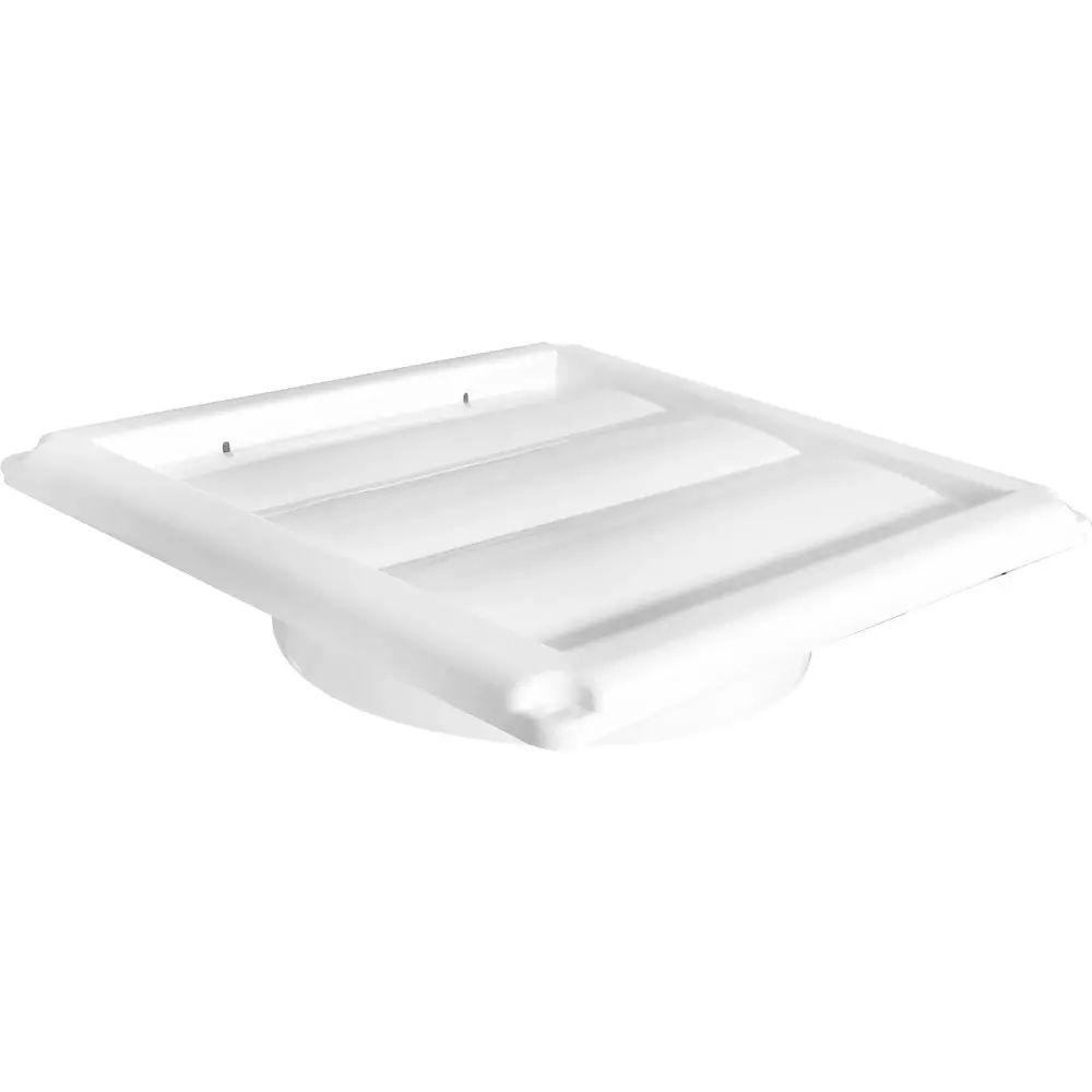 Ardnib Chimney Pipe Vent Cover Cowl Square Shape White 6 Inch (152 mm) Diameter for Chimney, ARD-PP LOUVER-A 6 INCH