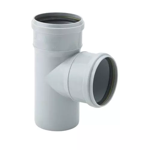 FITVIT Single Tee 87.5° SWR 3 inch (75 mm) Ring Fit Fitting