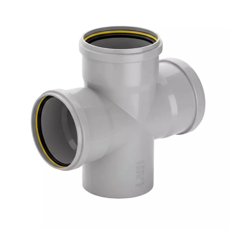 FITVIT Double Tee SWR 3 inch (75 mm) Ring Fit Fitting