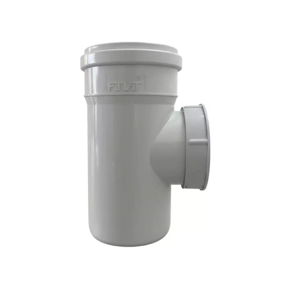 FITVIT Cleansing Pipe With Door SWR 4.33 inch (110 mm) Ring Fit Fitting