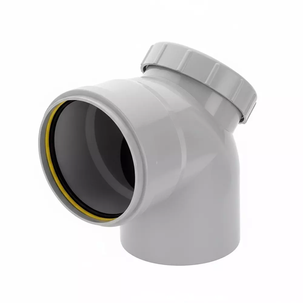 FITVIT Bend 87.5° Door SWR 4.33 inch (110 mm) Ring Fit Fitting