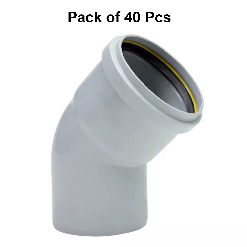 miraj-swr-bend-45-ring-fit-110-mm-grey-ffm000000147-pack-of-40