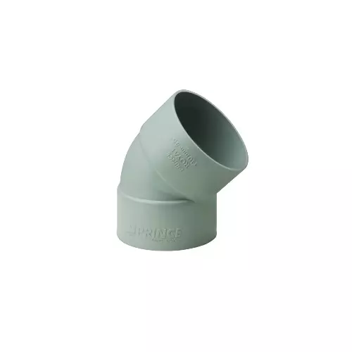 Prince Ultrafit Royal 110 mm UPVC Solvent Joint Bend 45° D/S, IM103746