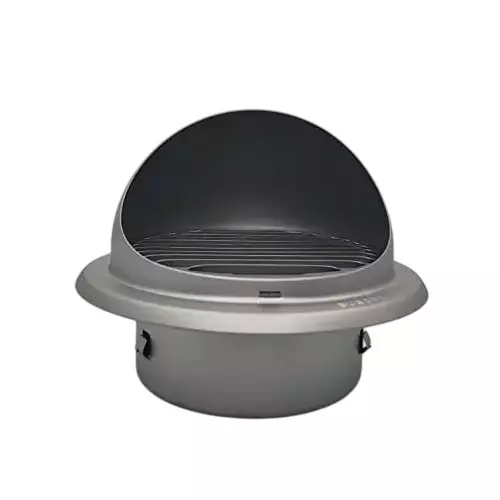 Astberg Outer Steel Cowl Silver 200 mm (8 inch), ASC 200 P