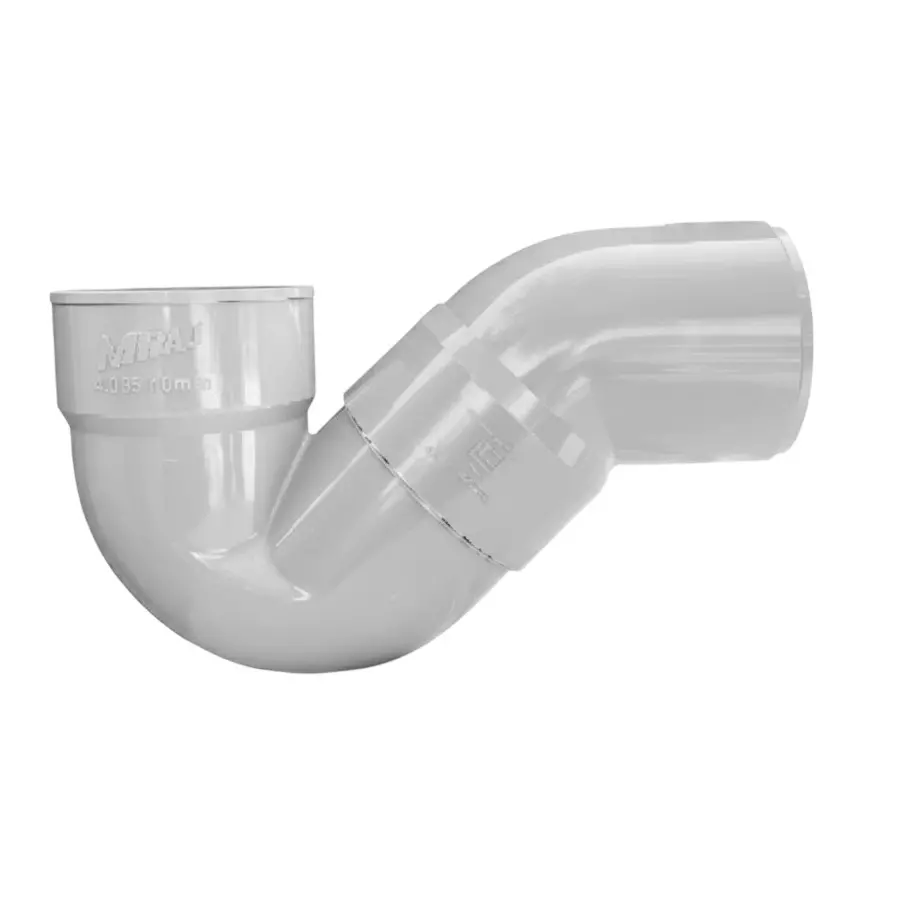 MIRAJ SWR Short Ptrap Self Fit 125X110 mm Grey, FSM000000186 (Pack Of 15)