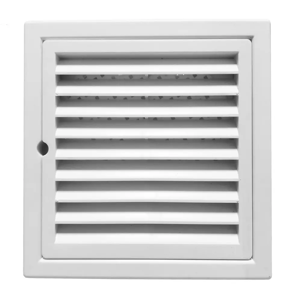 Ardnib Exhaust Fan Cap Pipe Cowl White 6 Inch (152 mm) Diameter for Kitchen & Room, 6 INCH ABS LOUVER-WHITE