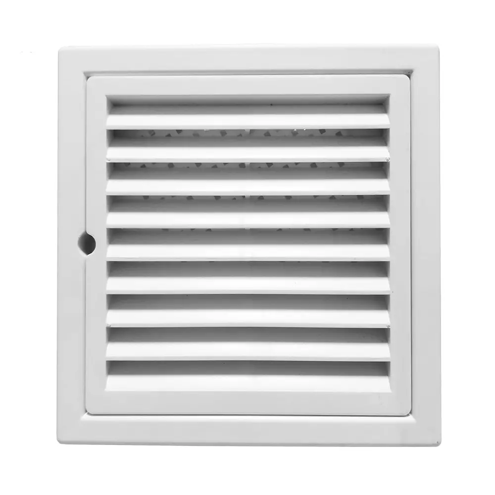 Ardnib Exhaust Fan Cap Pipe Cowl White 4 Inch (101 mm) Diameter for Kitchen & Room, 4 INCH ABS LOUVER-WHITE