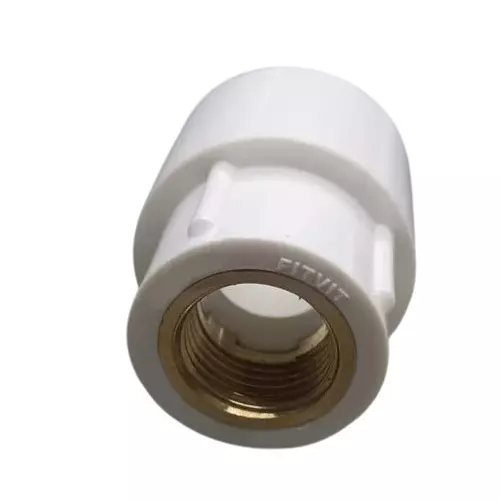 FITVIT F.T.A 25.4 mm (1 Inch) UPVC Brass Fitting (Pack of 25)