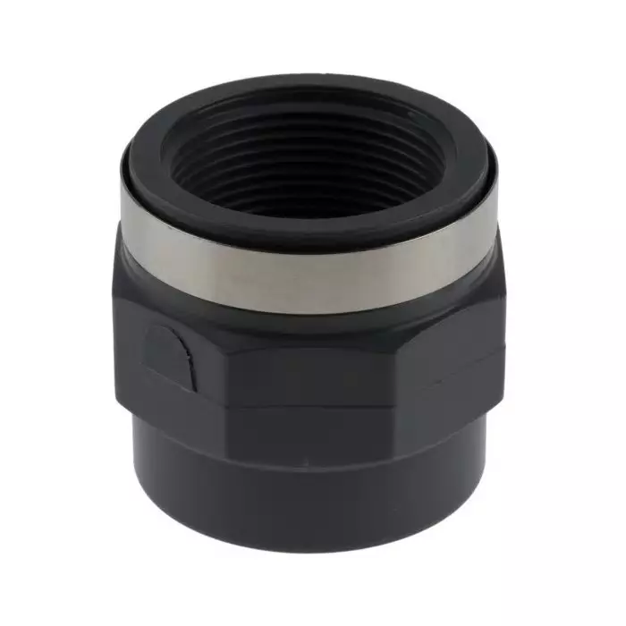 Georg Socket Fischer Plastic Pipe Fitting Straight Threaded Rp 1 12.7 mm (12.7 (1/2 inch)) 1-12.7 inch)), 729911010