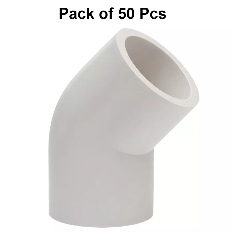 miraj-upvc-elbow-45-plain-20-mm-white-fpf000000046-pack-of-50