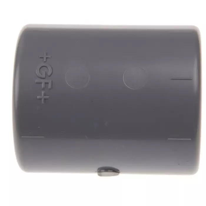 Georg Socket Fischer Plastic Pipe Fitting Straight 25.4 mm (1 inch), 729911108 (Pack of 5)