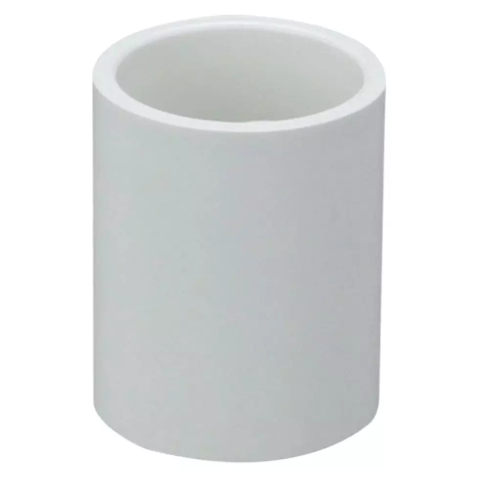 MIRAJ UPVC Coupler Plain 25 mm White, FPF000000003 (Pack Of 20)