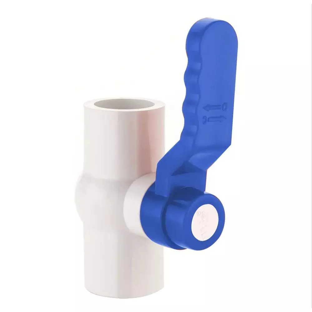 FITVIT Long Handle Ball Valve 25.4 mm (1 Inch) UPVC Pipe Fitting (Pack of 28)