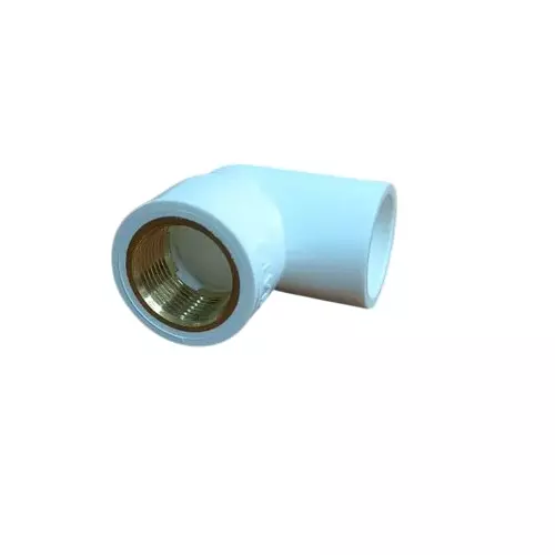 FITVIT Elbow 19.05 mm (3/4 Inch) UPVC Brass Fitting (Pack of 50)