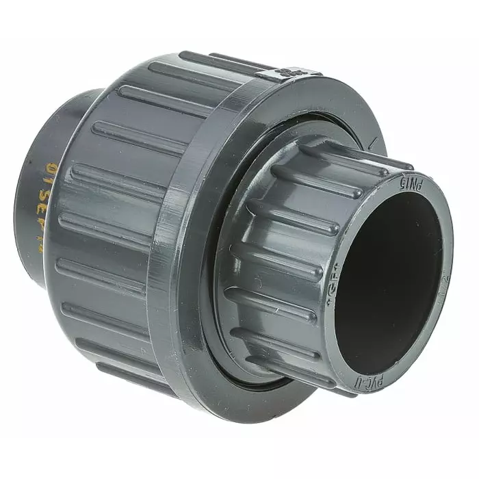 Georg Union Fischer Plastic Pipe Fitting Straight 12.7 mm (1/2 inch), 721511106