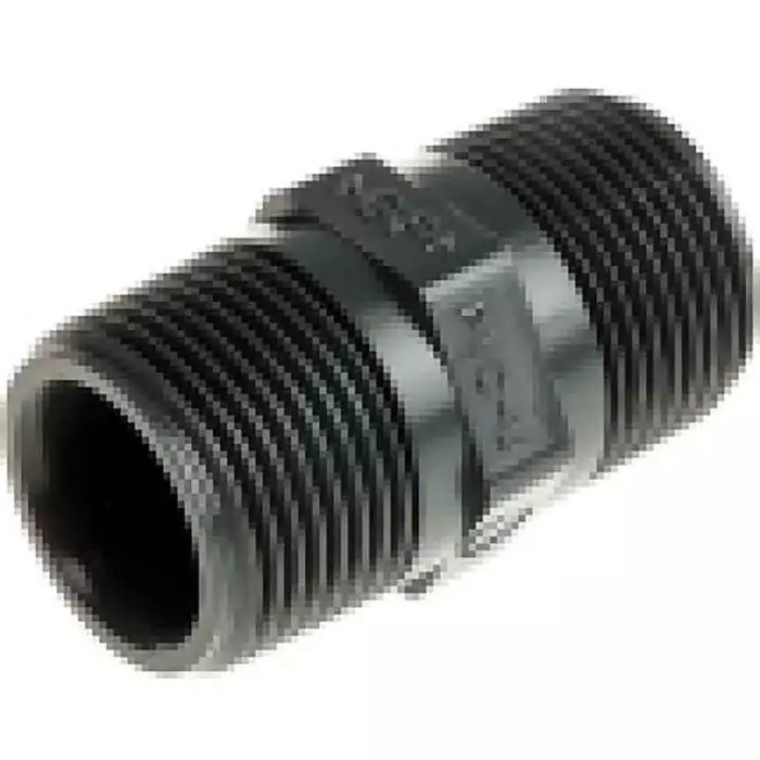Georg Threaded Nipple Fischer Plastic Pipe Fitting Straight R 25.4 mm (1 inch), 729911908