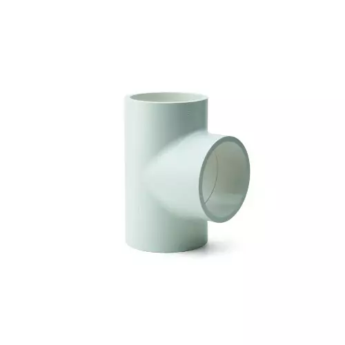 Prince Easyfit 19.05 mm (3/4 Inch) UPVC SCH 80 Plain Equal Tee, IM100852