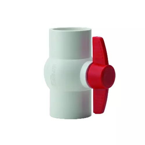 Prince Easyfit 19.05 mm (3/4 Inch) UPVC SCH 80 Plain Ball Valve, IT100080