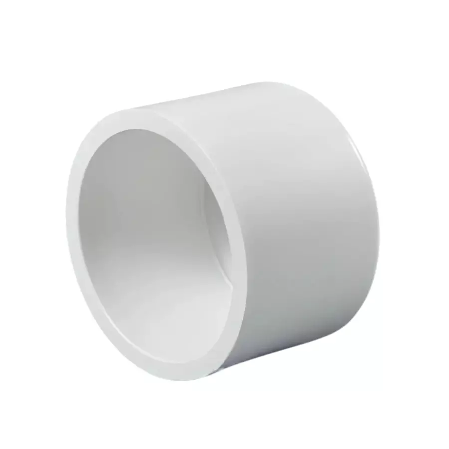 FITVIT End Cap 38.1 mm (1 1/2 inch) UPVC Pipe Fitting (Pack of 40)