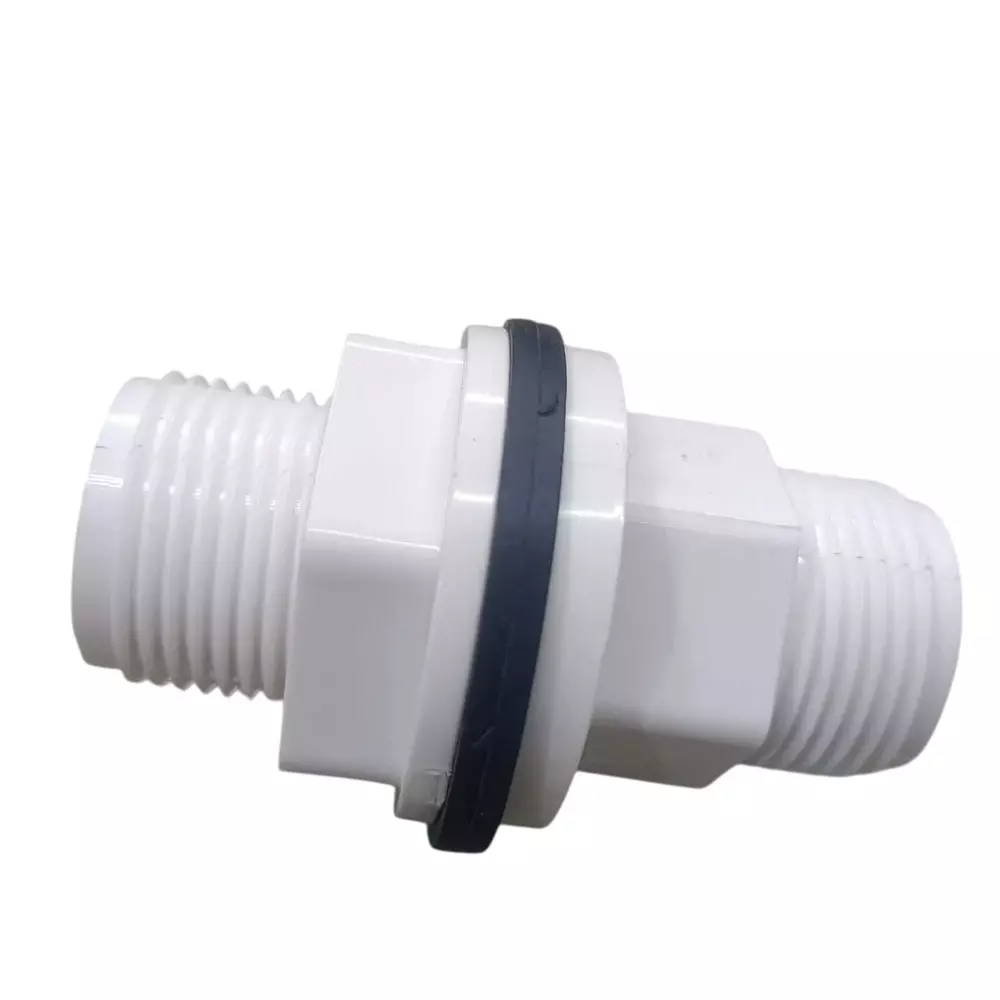 FITVIT Tank Nipple Thread 50.8 mm (2 inch) UPVC Pipe Fitting (Pack of 12)