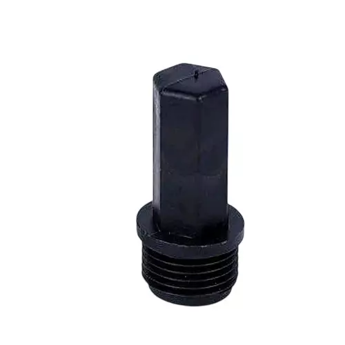FITVIT Long Plug 12.7 mm (1/2 inch) UPVC Pipe Fitting Black (Pack of 100)