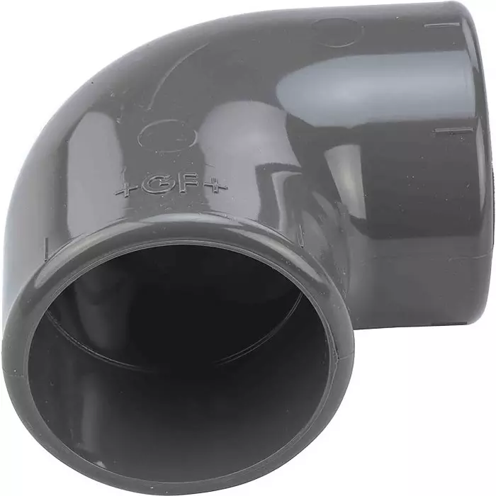 Georg Elbow Fischer Plastic Pipe Fitting 90° 1 6.35 mm (1/4 inch), 729101109