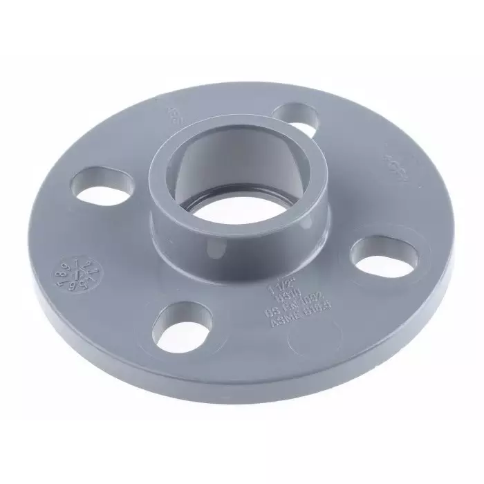 Georg Full Face Flange Fischer Plastic Pipe Fitting 1 12.7 mm (1/2 inch), 729733110