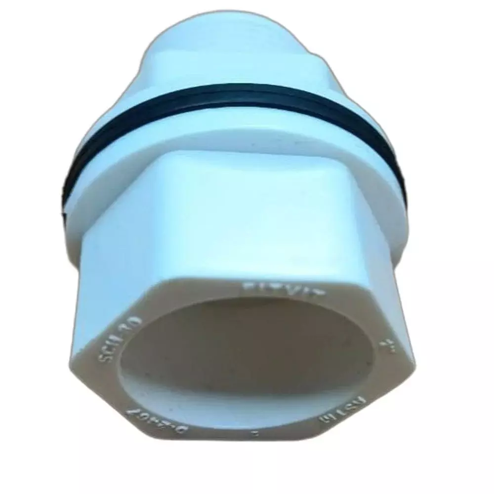 FITVIT Tank Nipple Socket 75 mm (3 inch) UPVC Pipe Fitting