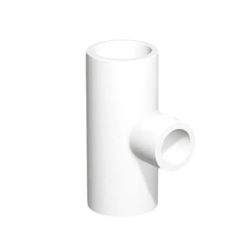 MIRAJ UPVC Reducing Tee Plain 50X25 mm White, FPF000000071 (Pack Of 4)