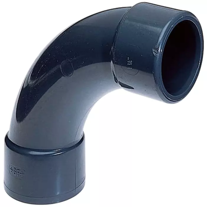 Georg Elbow Fischer Plastic Pipe Fitting 90° 1 12.7 mm (1/2 inch), 729001110