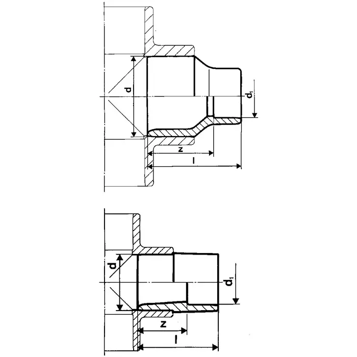 Georg Reducer Bush Fischer Plastic Pipe Fitting Straight 32 mm, 721910341 (Pack of 2)