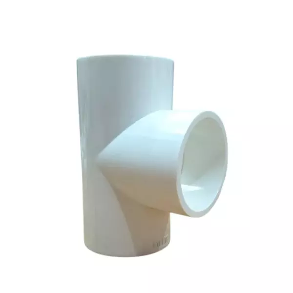 FITVIT Plain Tee 19.05 mm (3/4 inch) UPVC Pipe Fitting (Pack of 40)