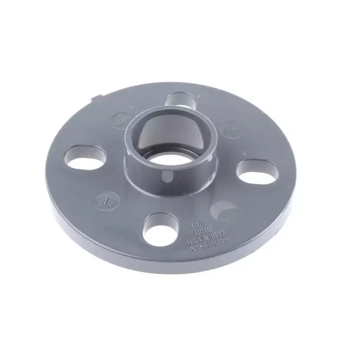 Georg Full Face Flange Fischer Plastic Pipe Fitting 1 6.35 mm (1/4 inch), 721731109