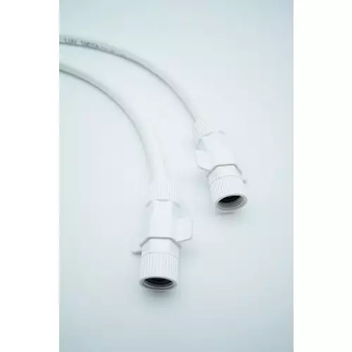 Luv Bath Connection Pipe 6 inch (15 cm) PTMT White For Bathroom, Kitchen, Toilet, Sink & Geyser