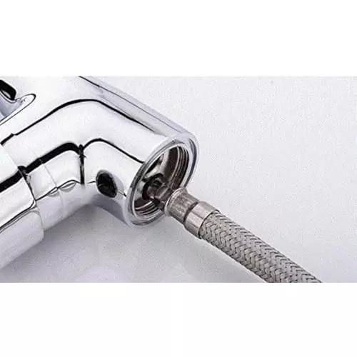 Luv Bath Tap Shower Hose 30 inch (76 cm) Polymide Grey For Kitchen Taps, Dish Spray & Bathroom Fittings