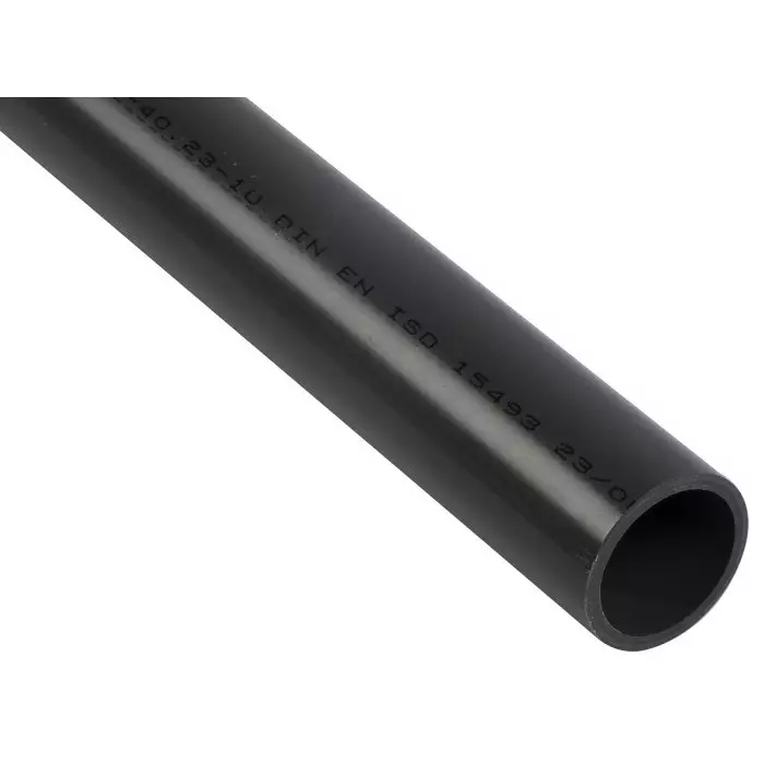 Georg Plastic Pipe Fischer PVC 2m longx32 mm OD 2.4 Wall Thickness, 20014B147 (Pack of 3)