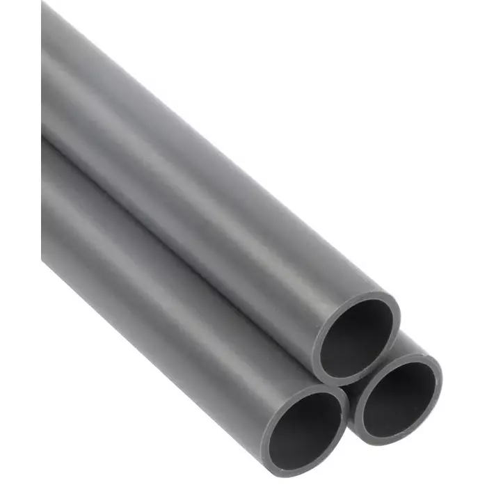 Georg Plastic Pipe Fischer PVC 2m longx20 mm OD 1.5 Wall Thickness, 20014B145 (Pack of 3)
