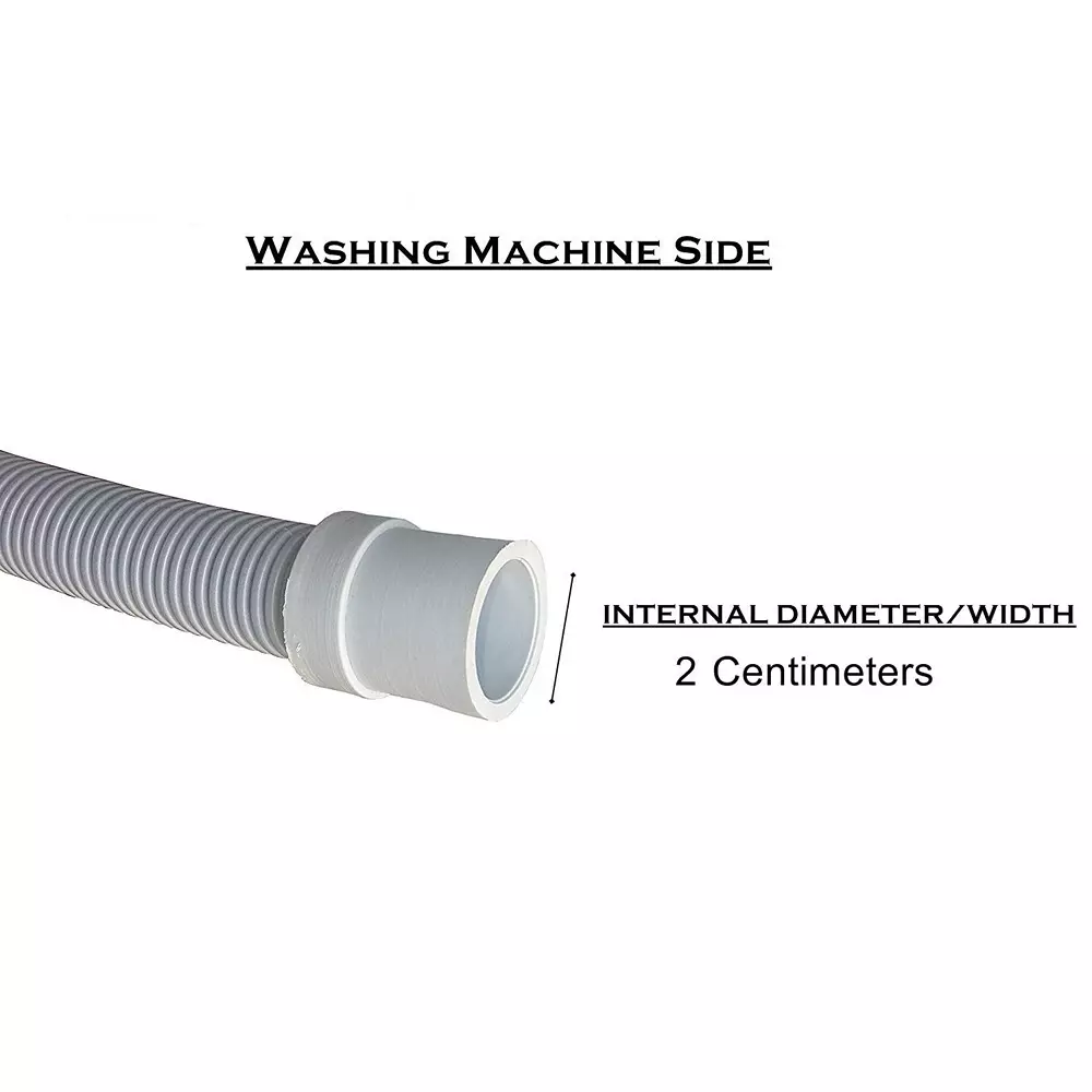 BARBELL Hot & Cold Washing Machine Drain Hose for LG Front Load | Dishwasher Waste Water Extension Pipe 3 m