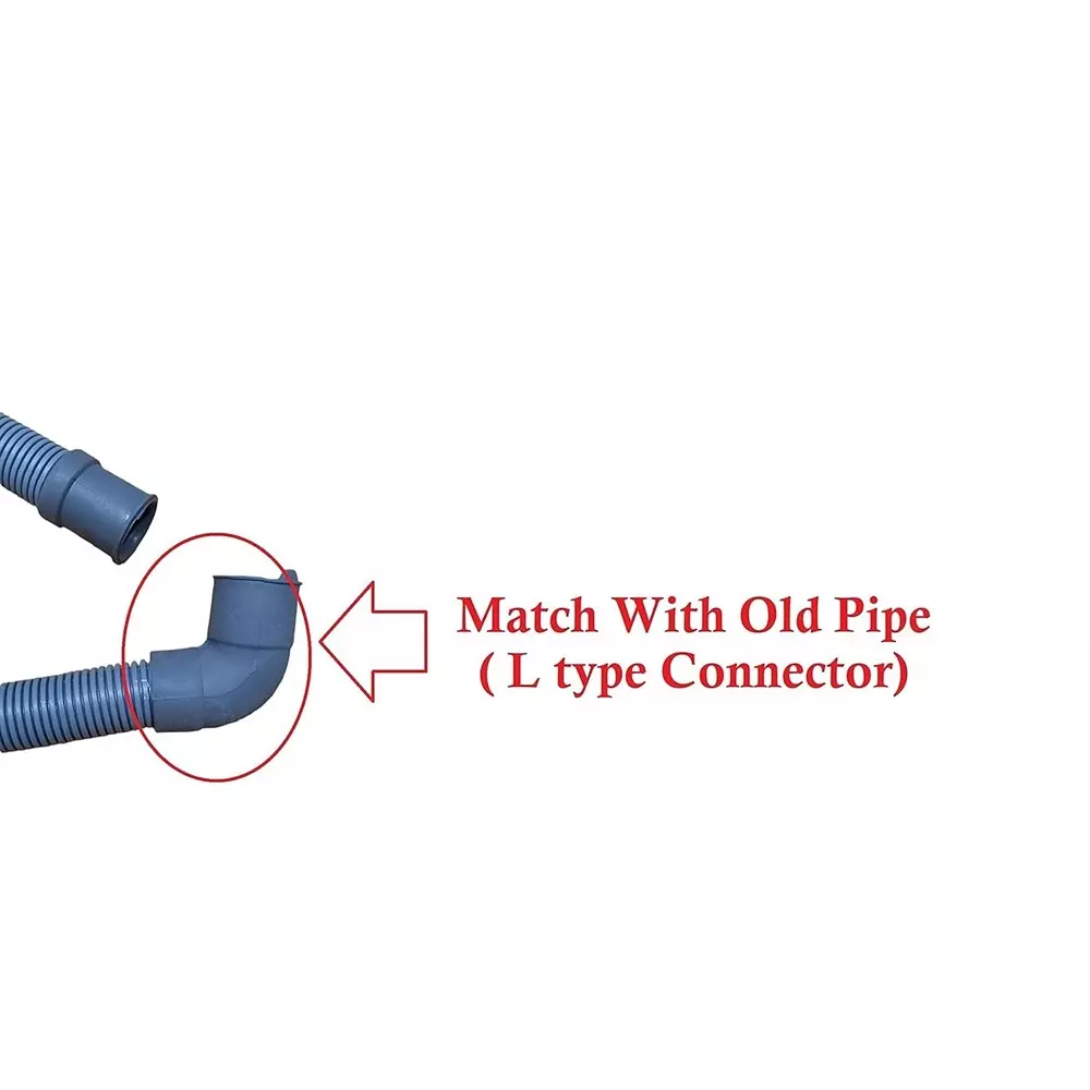 BARBELL Hot & Cold Washing Machine Drain Hose for LG Front Load | Dishwasher Waste Water Extension Pipe 3 m