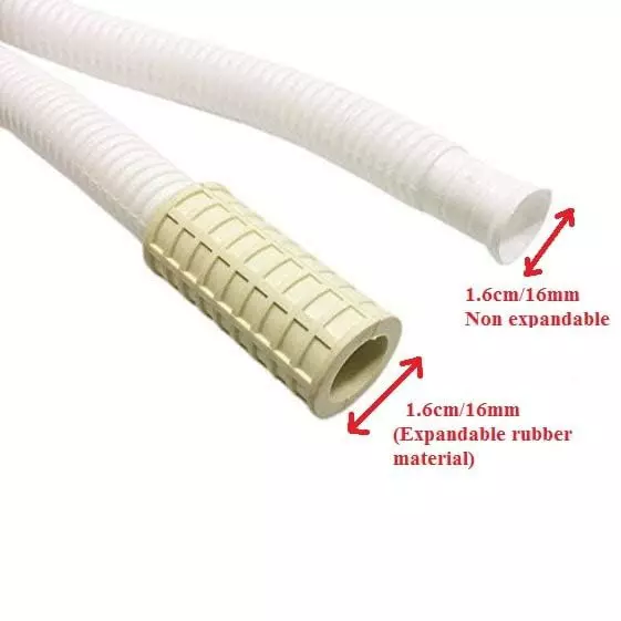 BARBELL Flexible Inlet Pipe for Top Load Semi Automatic Washing Machines | Durable Water Inlet Hose 1 m