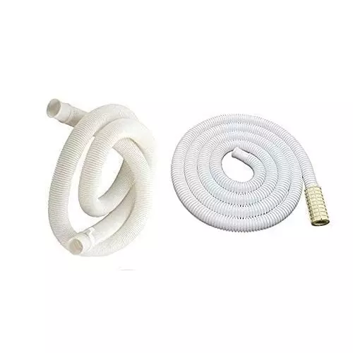 BARBELL Universal Washing Machine Inlet Pipe with Outlet | Semi Automatic Inlet + Drain Extension Pipe 5 m