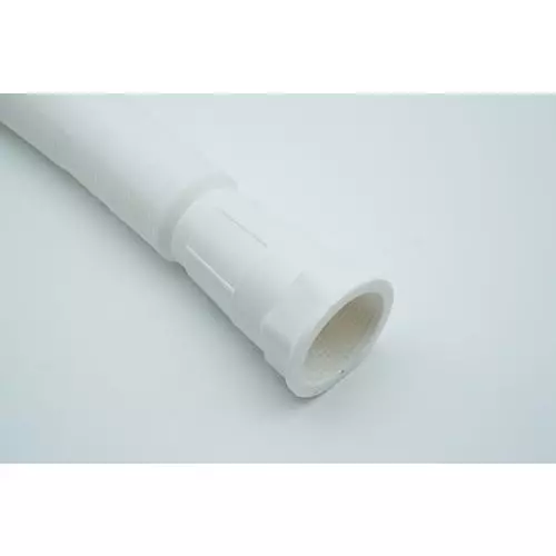 Luv Bath Waste Pipe with Heavy Socket 36 inch (91 cm) PVC White For Kitchen Sink and Bathroom Basin
