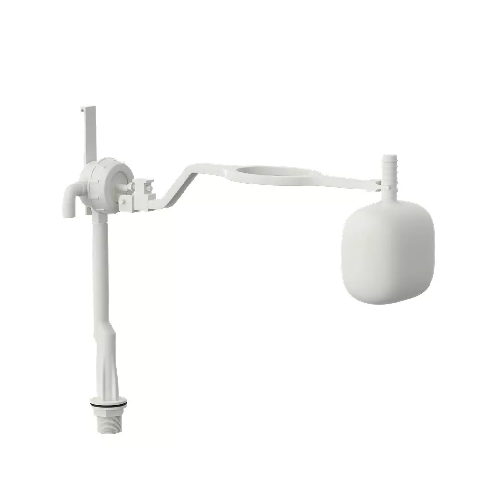 RN Slim Cistern Valve White PTMT for Bathroom & Toilets, RNSCV01A11